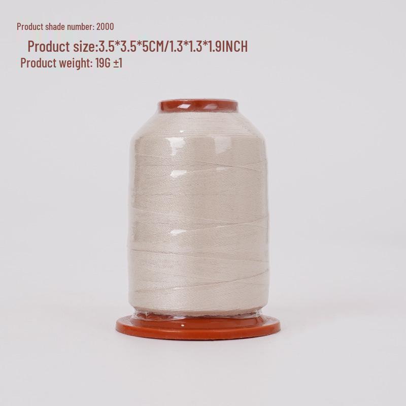 Polyester Sewing Thread: 100 Colors, 500 Yards, Fine Two-Strand, High-Speed, for Hand Sewing