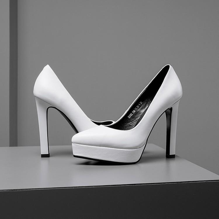 Buy Pointed Leather Shoes Women 