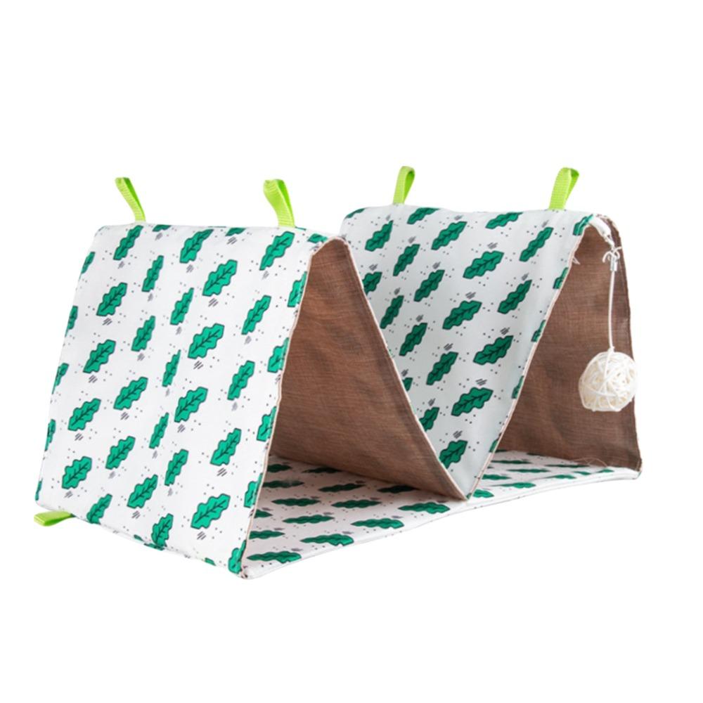 Breathable Parrot Hammock Double Hole Parrot Cage Nest  for Parrots Parakeet