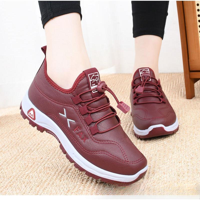 Cotton Shoes Women's Winter Waterproof, Padded Warm Thick Bottom, Boots Non-slip Soft Bottom Shoes