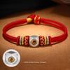 2025 Year of Snake Year of Fate Red Rope Bracelet Women Dragon Pig Monkey Taisui Amulet Buddha Woven Red Carrying Strap