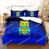 3D Game Geometry Dash Comfortable Duvet Quilt Cover Pillowcase Bedding Set Children Bedroom Decoration Home Textile
