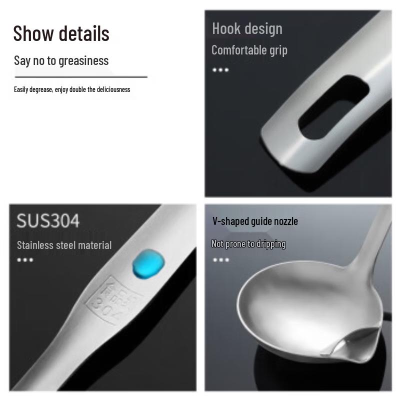 304 Stainless Steel Oil Skimmer Ladle