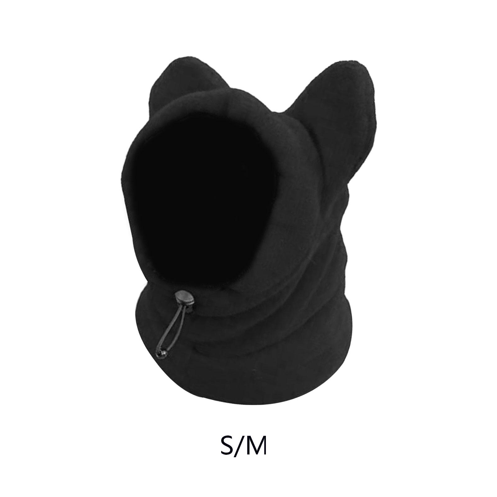 

Dog Warm Hat Adjustable Thickened Windproof Ear Wraps Dog Ear Cover for Puppy Small, Medium, Large Dogs Small Animal Pets Hiking S