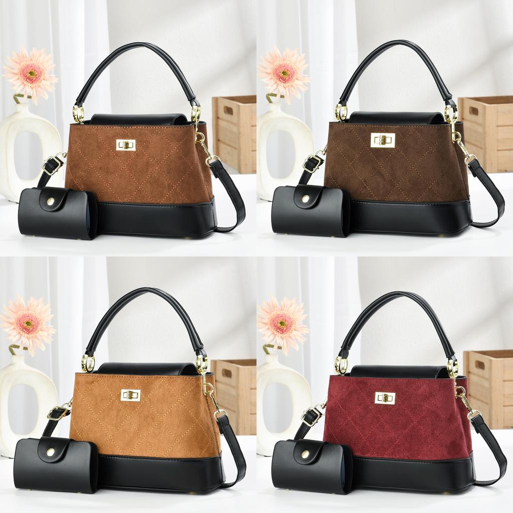Classic Mini Pu Water Bucket Handbag With Zipper Pocket For Casual Outings