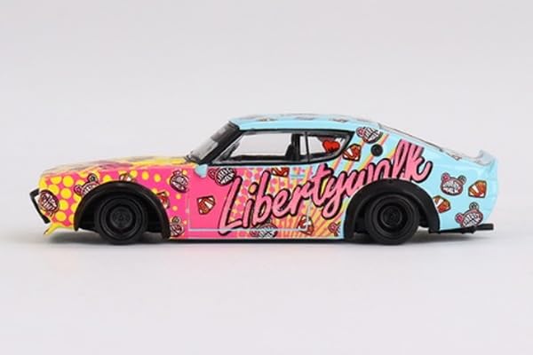 MINI GT Scale Nissan Skyline Kenmeri Liberty Walk LBWK KUMA Drive Finished Product 1/64 Right-hand