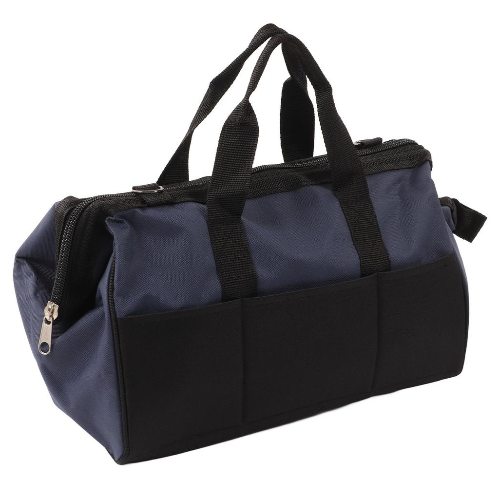 Black Lockout Tagout Bag Large Capacity Lockout Pouch Waterproof Oxford Cloth for Industrial