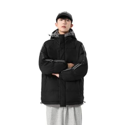 Large Size Cotton Clothing Men's Winter Trend of Down Cotton Jacket Loose Thickened Paragraph Cotton Jacket Jacket Men