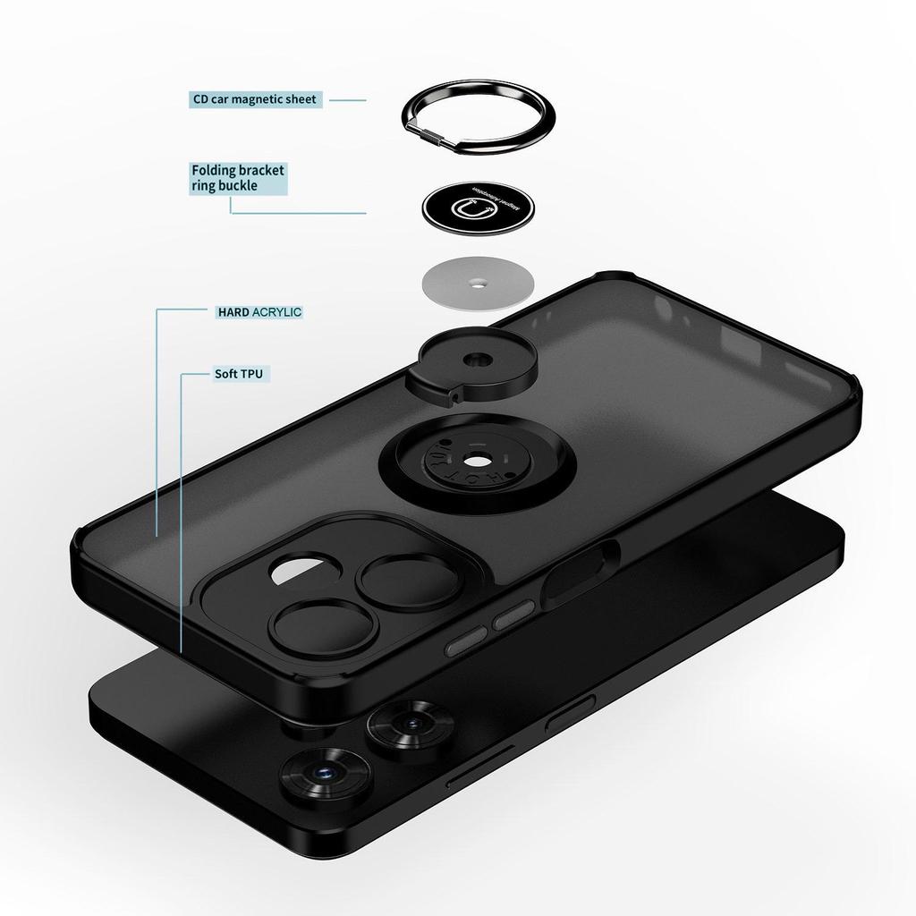 Qiying Infinix Hot 40/Spark GO Case with Note30 Anti-fall Holder