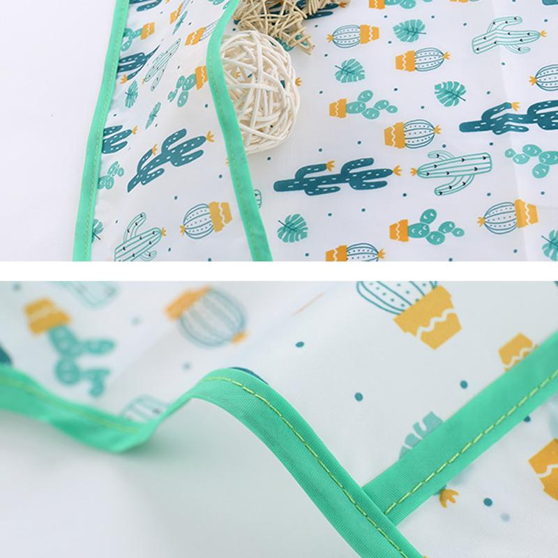 Baby Bibs Waterproof Long Sleeve Apron Cartoon Printing Baby Smock Bib For Eating Painting