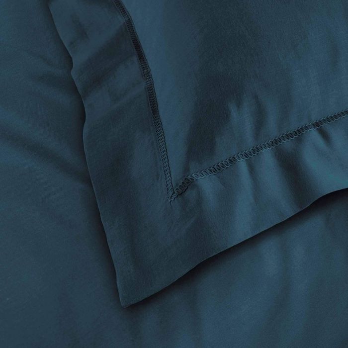 Taie d'oreiller rectangle 50x70 cm - 100% coton - bleu