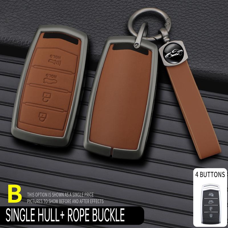Genesis Key Case Metal Protective Shell for GV70, G80, GV80, G90 Cars