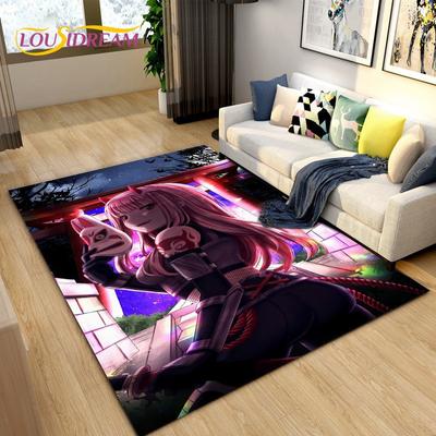 Zero Two DARLING In The FRANXX Anime dywanik do składania, dywanik do salonu sypialnia Sofa dekoracja wycieraczki, antypoślizgowa mata podłogowa dla dzieci