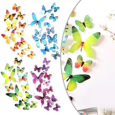 DIY Heimdeko 3D Schmetterling Wandaufkleber Schmetterling Wanddeko