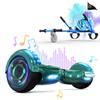 Pack Hoverboard Vert Et Hoverkart Bleu - RCB - Cadeau Super Pour Les Enfants