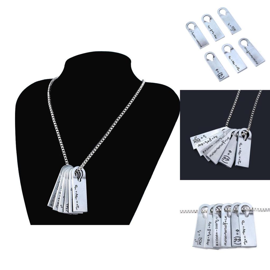 Death Stranding Chemical Physical Equations Alloy Pendant Necklace With Vintage Design For Science Enthusiasts