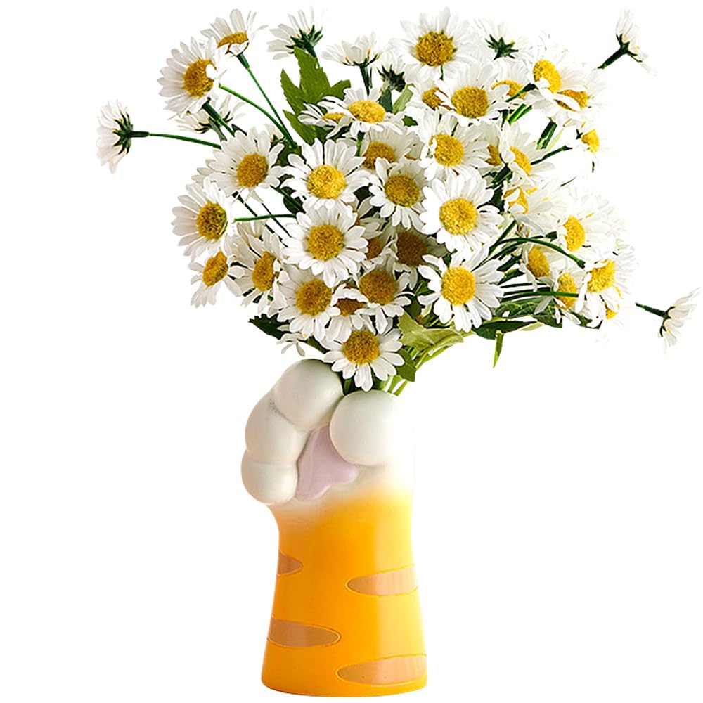 

moin moin Flower Vase with Cat Paw Design and other Perfect for storing small or as a decorative Lightweight and durable perfect for interior