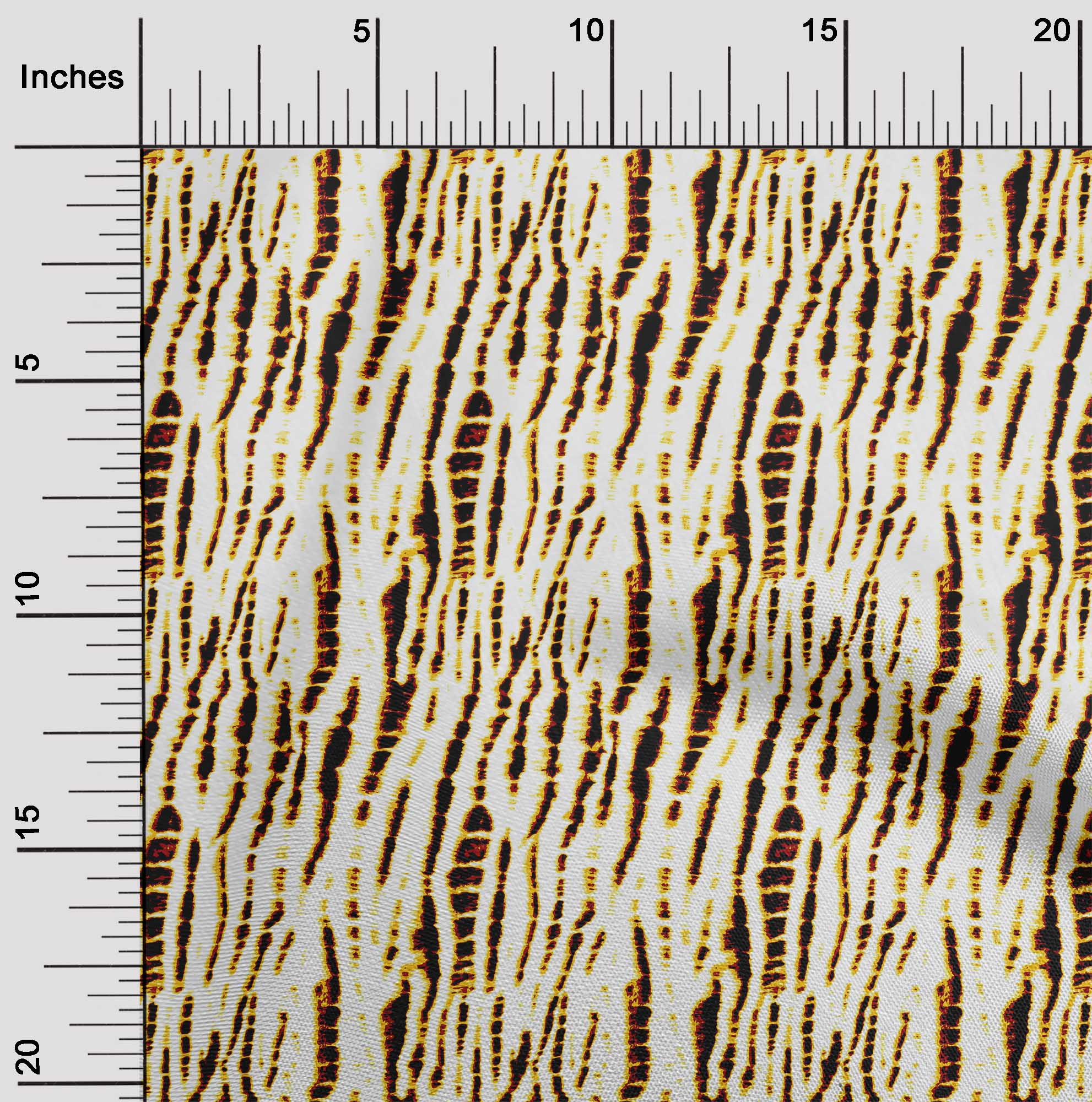 

oneOone Бавовняна гнучка біла тканина Шкура тварин Сукня Матеріал Тканина Тканина з принтом У дворі 40 дюймів 42 Inch Wide - Viscose Chiffon жовтий