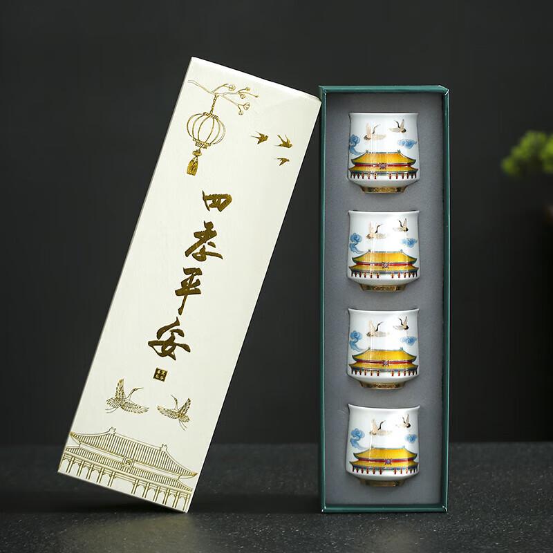 

Muyi Auspicious Crane White Porcelain Master Cup