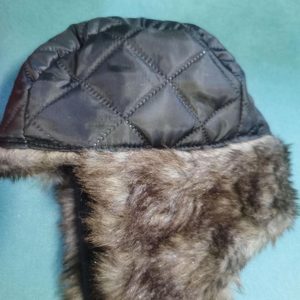 Men's and Women's Winter Warm Plush Lined Pilot Hat - Windproof Ear Muffs with Adjustable Faux Fur Ears, Extreme Cold Weather and Outdoor Exploration