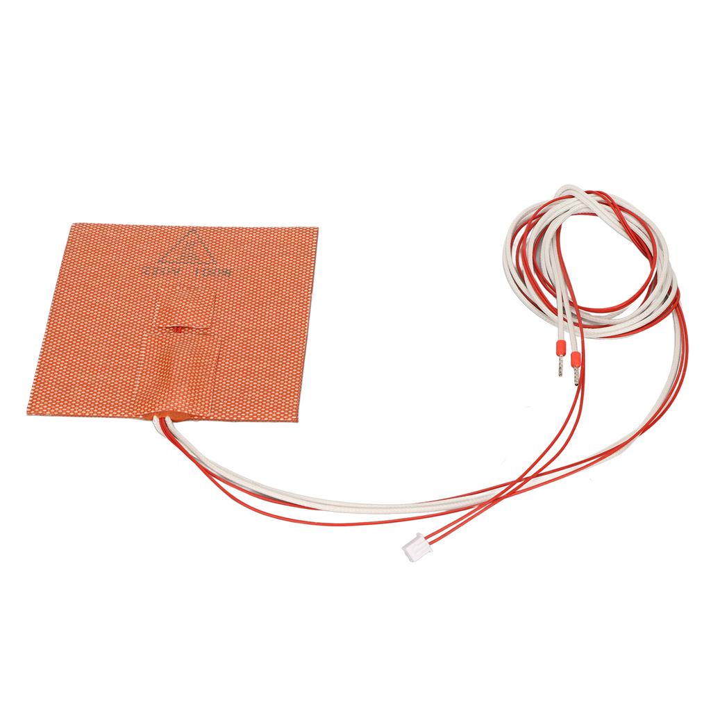 3D-Drucker Silikon Heizkissen 100x100mm 220V 100W Importiertes Gummi Heizbett Silikonmatte Zubehör für VORON V0.1 V0