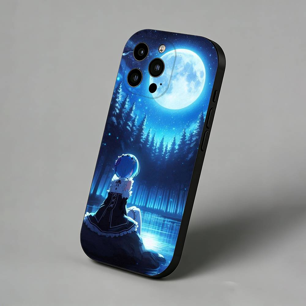 Rem R-Re Anime Z-Zero iPhone Case For 17 Air 16 Pro Max 16e 15 Plus 14 13 12 11 Back Protector Cover