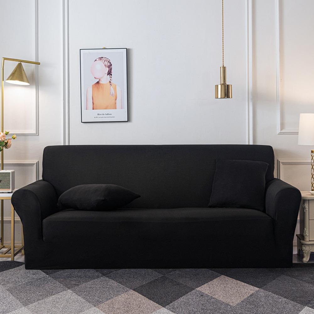 Nordic Elastic Sofa Cover All-inclusive Solid Color Simple Household Knitted Fabric Sofa Cover