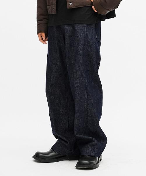 ERRORS EXCEPTED Dp041Db Add Straight Denim Pants (One Wash)
