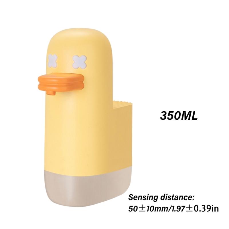 Dispenser di Sapone Schiumogeno Senza Contatto 350ml Dispenser Automatico di Sapone in ABS per Lavaggio Frequente delle Mani in Cucine e Bagni