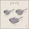 Set Of 3 Titanium Frying Pans Berlinger Haus Bh-8109 Taupe