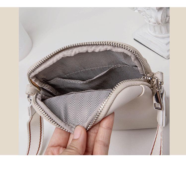 Borsa a tracolla da donna 2025 in morbida pelle PU per telefono - Design semplice a spalla singola