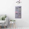 Sunglasses Organizer Multi Girds Hanging Wall Glasses Holder Dust-proof Home Storage Display Pocket Wall Stand Bag Organizer