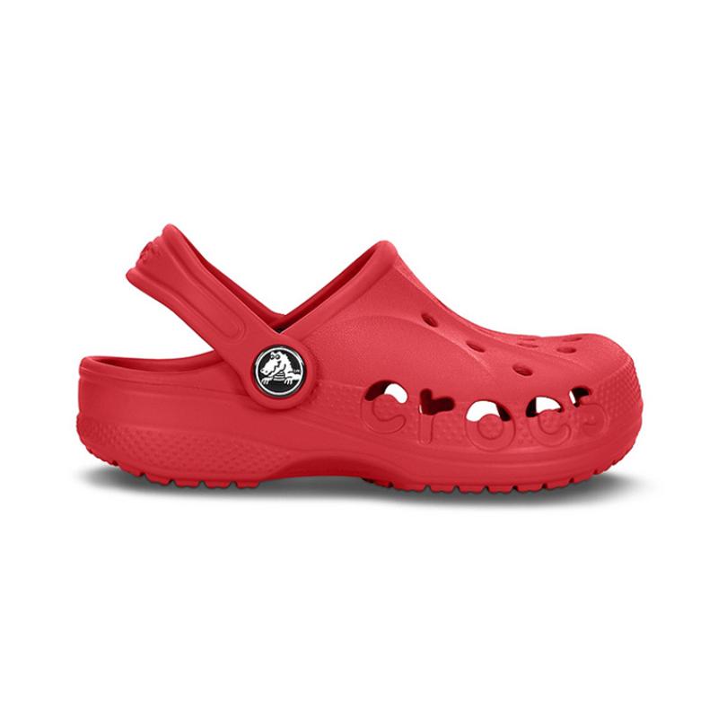Crocs Beya Beach Simple Casual Hole Sandals Red Children's Style