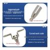 LED Panel Light Hanging Kit - Stainless Steel Cable and Ceiling Mount Plate
