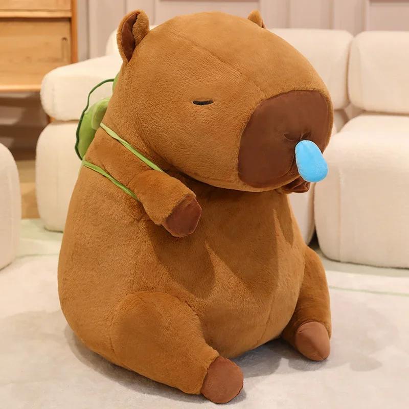 Giant Size Big Capybara Ugly Kawaii Doll Guinea Pig Plush Stuffed Toys Kawaii Internet Celebrity Capybara Jun Doll Nice Gifts