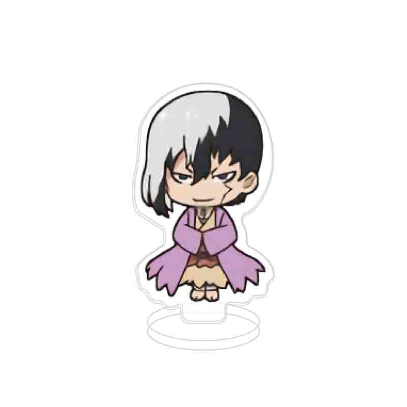 Dr. Stone Japanischer Anime-Merchandise Ishigami Senkuu Acryl-Ständerfigur Sammlerstück Schreibtisch-Dekoration Kreatives Geburtstagsgeschenk Für Jungen