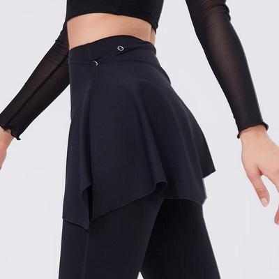 WEZHO Women's Fitness Running Modesty Skirt