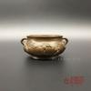 Solid Copper Perfect Bat Double Ear Ornament Mini Xuande Incense Burner