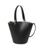 Nano Universe Asymmetrical Handle Bucket Tote, Women's, F 010, Black, 669-5232302