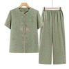 YUZHAOLIN Women's Chinese Style Summer Two-Piece Set