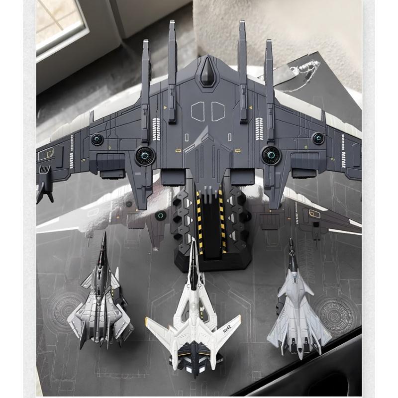 Brand New Nantianmen Project White Emperor Aerospace Fighter Alloy Aircraft Model Simulated Fighter Kaidwei Zhuhai Airshow Model