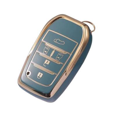 YANMW New Voxy 90 Series Key Case Compatible with Toyota Noah 90 Series Smart Key NOAH VOXY Alphard Key Chain 5 (Blue, Buttons)