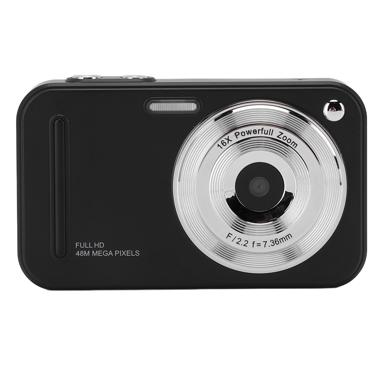 

1080P Digital Camera Autofocus 48MP Camera with 16X Digital Zoom 2.4 Inch TFT Screen Anti Shake