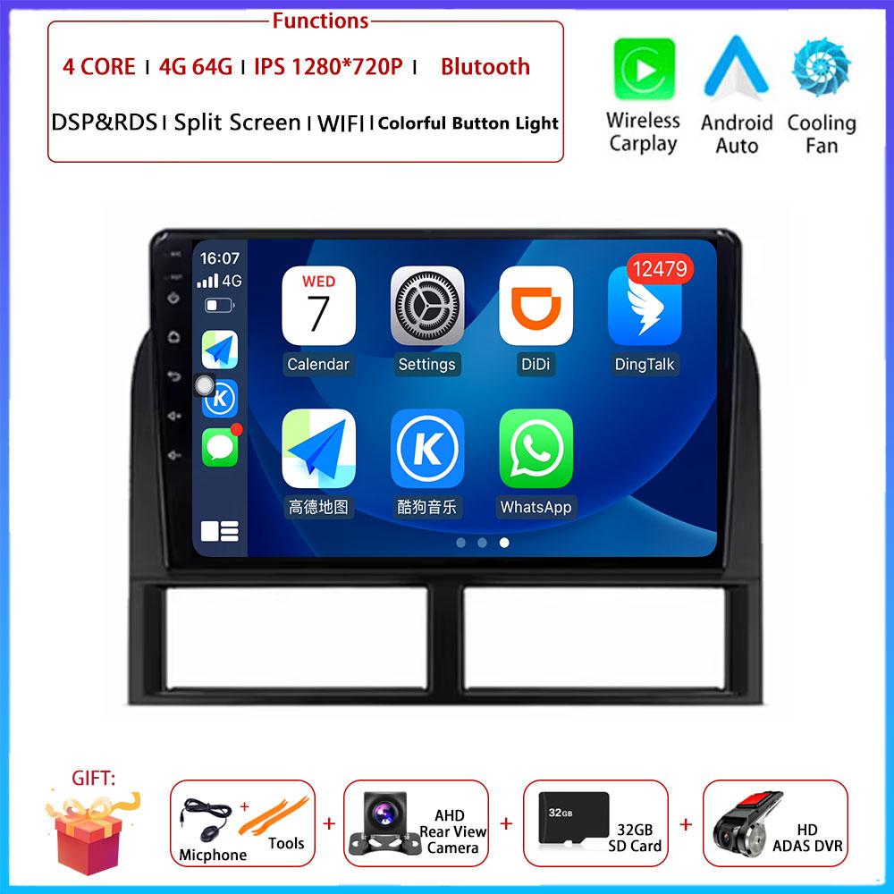 Android Carplay Auto For Jeep Grand Cherokee II WJ 1998 - 2004 Car Radio Navigation GPS Multimedia Video Player DSP 4G AMI
