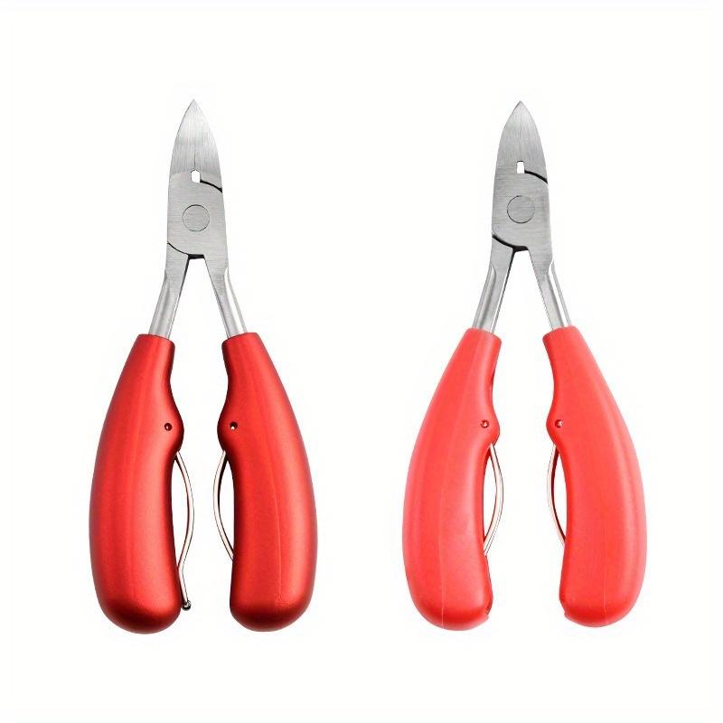 Edelstahl Nagelknipser Nagelrillenmesser Scharfe Spitze Nagelknipser Adlernasen-Zange Zehenknipser