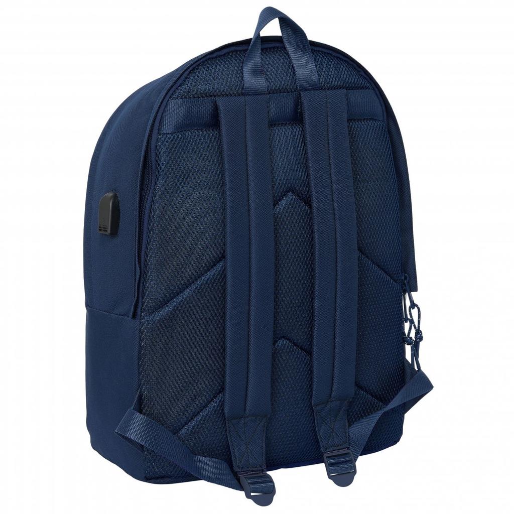 Real Madrid Sports Backpack with Laptop Space 642469820 Navy Blue