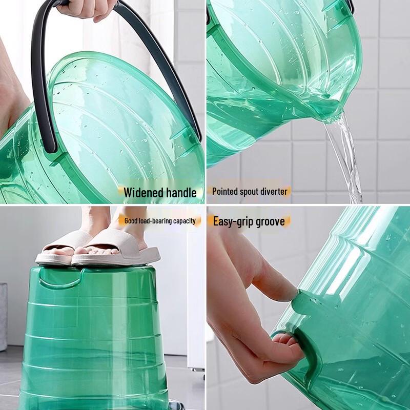 Portable Plastic Household Bucket