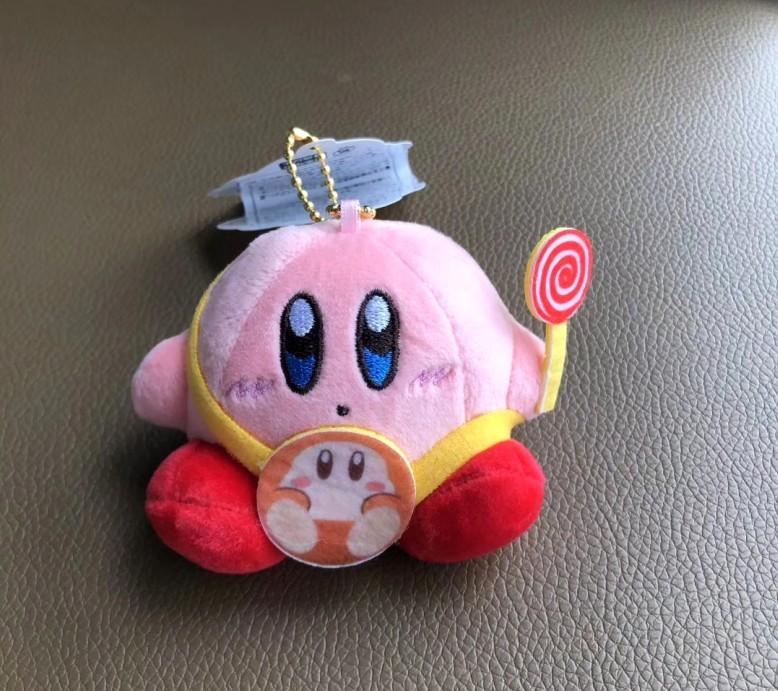

Kirby Plush Toy Keychain With Removable Costumes For Kids And Collectors Lollipop