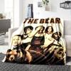Bear'S Family Bond Flannel Blanket Super Soft Warm Cozy Blanket For Sofa Bed Office Travel Allseason Home Decor Gift