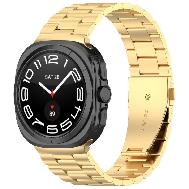 Waterproof Watch Strap Wristband for Watch Ultra 47mm Sports Watch Metal Band Anti-scratch Sweatproof Strap